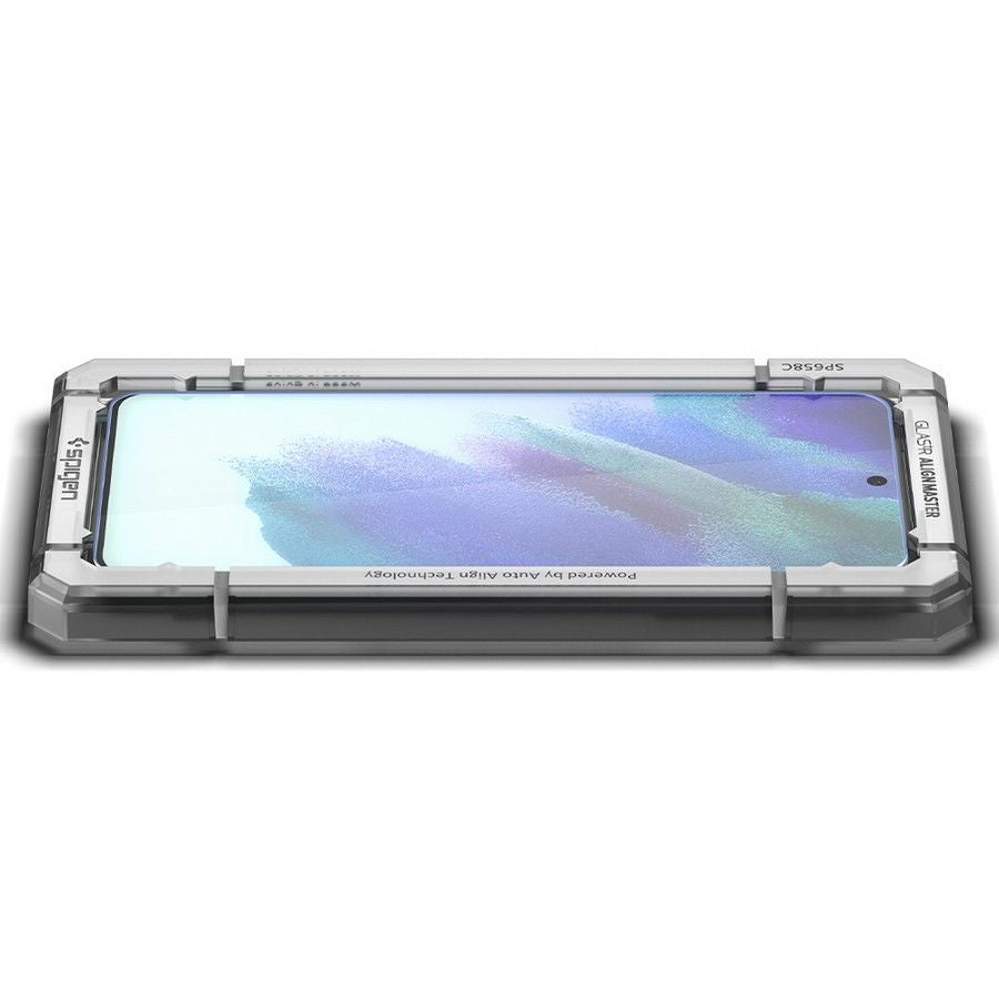 Spigen grūdintas stiklas Samsung Galaxy S21 FE (2 vnt.) -- Samsung Galaxy S21 FE