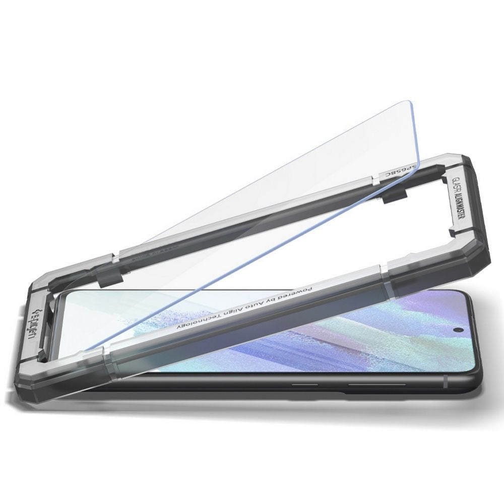 Spigen grūdintas stiklas Samsung Galaxy S21 FE (2 vnt.) -- Samsung Galaxy S21 FE