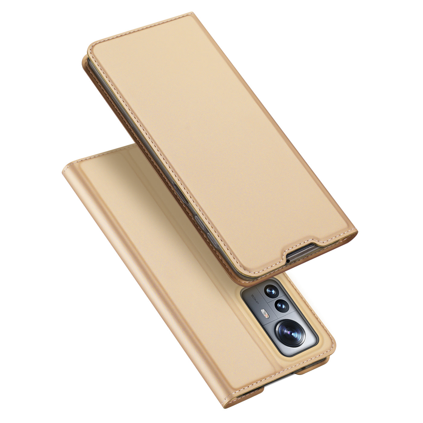 Dux Ducis Skin Pro dėklas Xiaomi 12 Pro – auksinis -- Xiaomi 12 Pro