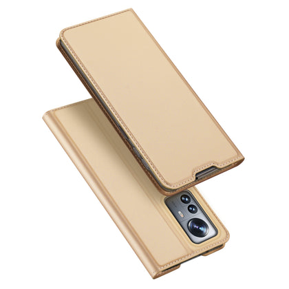 Dux Ducis Skin Pro dėklas Xiaomi 12 Pro – auksinis -- Xiaomi 12 Pro