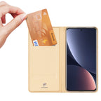 Dux Ducis Skin Pro dėklas Xiaomi 12 Pro – auksinis -- Xiaomi 12 Pro