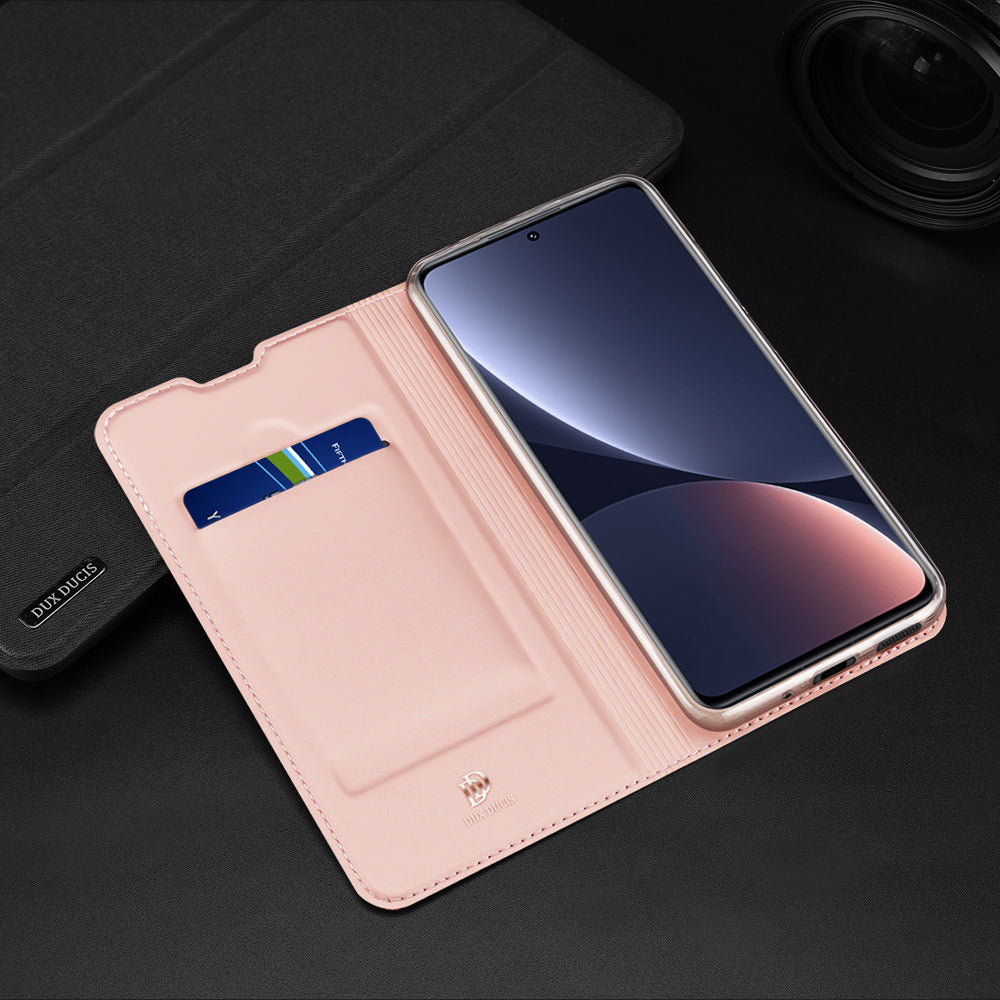 Dux Ducis Skin Pro dėklas Xiaomi 12 Pro – auksinis -- Xiaomi 12 Pro