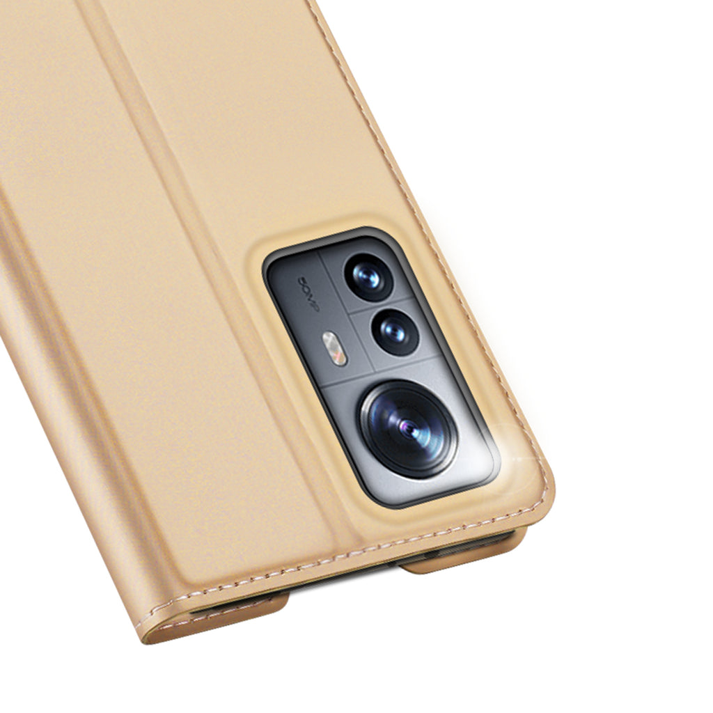 Dux Ducis Skin Pro dėklas Xiaomi 12 Pro – auksinis -- Xiaomi 12 Pro