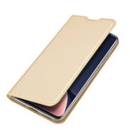 Dux Ducis Skin Pro dėklas Xiaomi 12 Pro – auksinis -- Xiaomi 12 Pro
