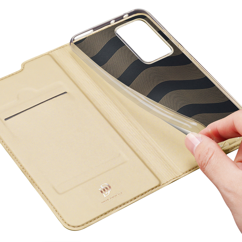 Dux Ducis Skin Pro dėklas Xiaomi 12 Pro – auksinis -- Xiaomi 12 Pro