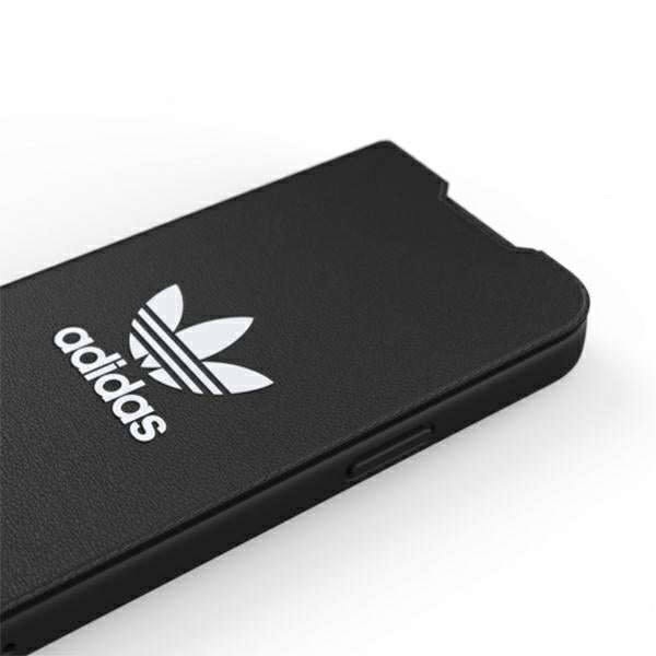 Adidas OR Booklet dėklas iPhone 13 – juodai baltas