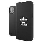 Adidas OR Booklet dėklas iPhone 13 – juodai baltas