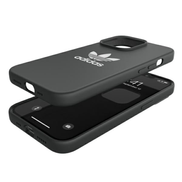 Adidas Originals silikoninis dėklas iPhone 13/13 Pro – juodas