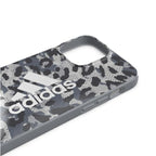 Adidas Leopard dėklas iPhone 13/13 Pro – pilkas