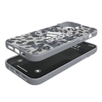 Adidas Leopard dėklas iPhone 13/13 Pro – pilkas