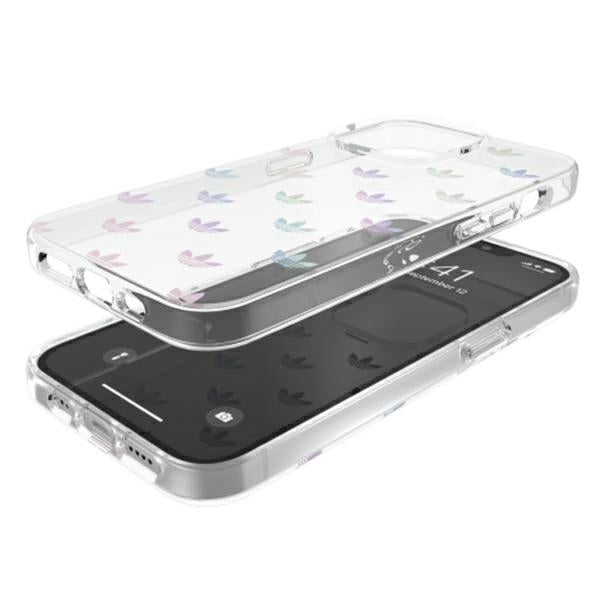 Adidas skaidrus dėklas iPhone 13/13 Pro – margas