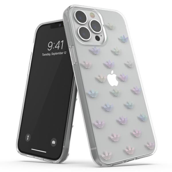 Adidas skaidrus dėklas iPhone 13 Pro Max – margas