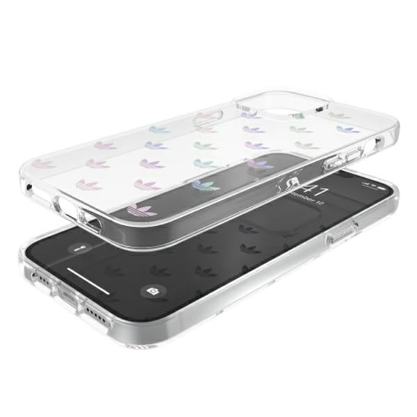 Adidas skaidrus dėklas iPhone 13 Pro Max – margas