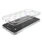 Adidas skaidrus dėklas iPhone 13 Pro Max – margas