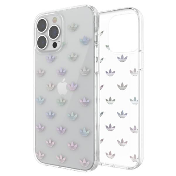 Adidas skaidrus dėklas iPhone 13 Pro Max – margas