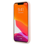 Guess silikoninis dėklas iPhone 13 mini – rožinis, 4G logo