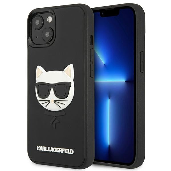 Karl Lagerfeld Ikonik 3D dėklas iPhone 13 mini – juodas