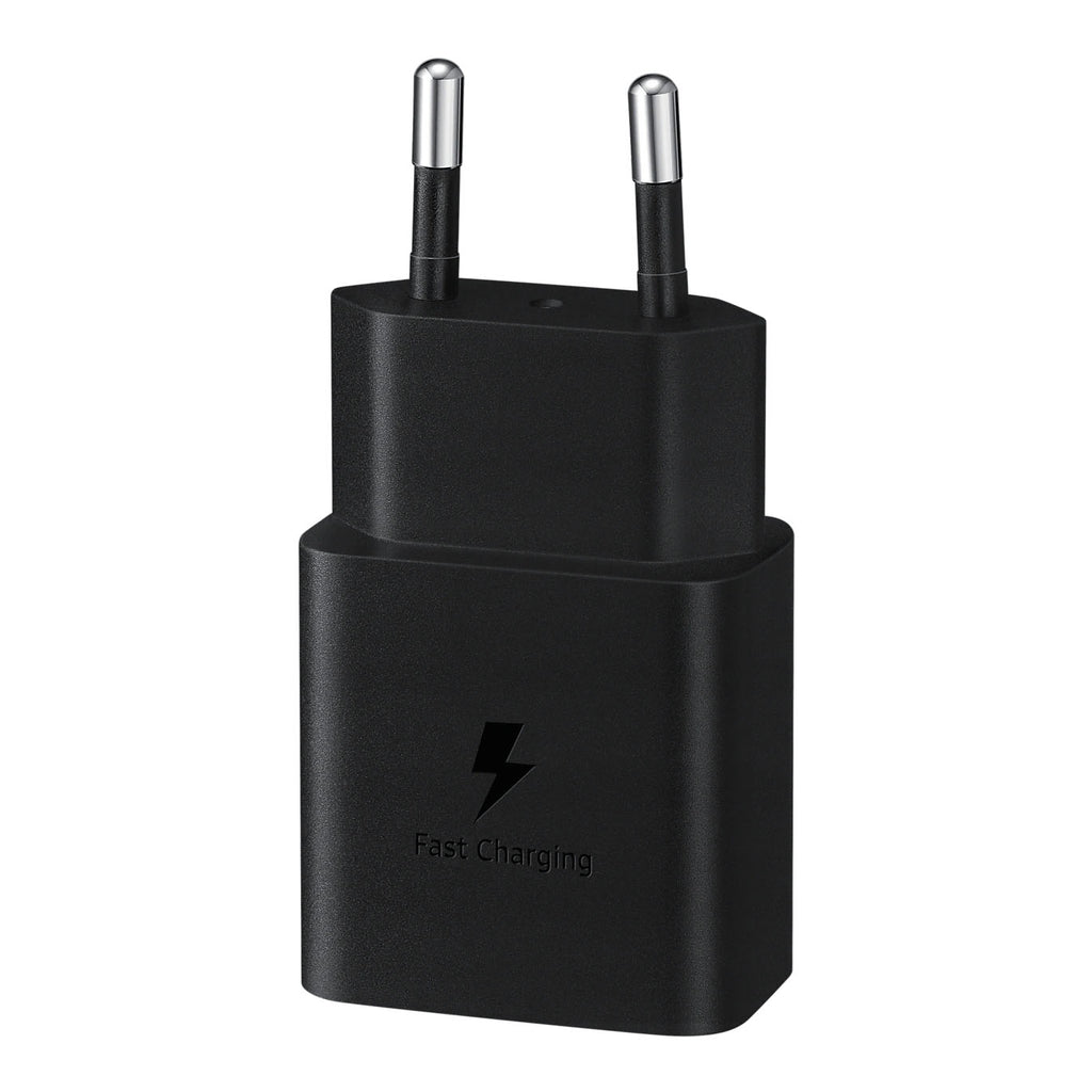 Samsung sieninis įkroviklis EP-T1510NBEGEU 15W PD USB-C AFC - juodas -- Samsung sieninis