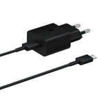 Samsung sieninis įkroviklis EP-T1510XBEGEU 15W PD USB-C AFC su USB-C laidu - juodas