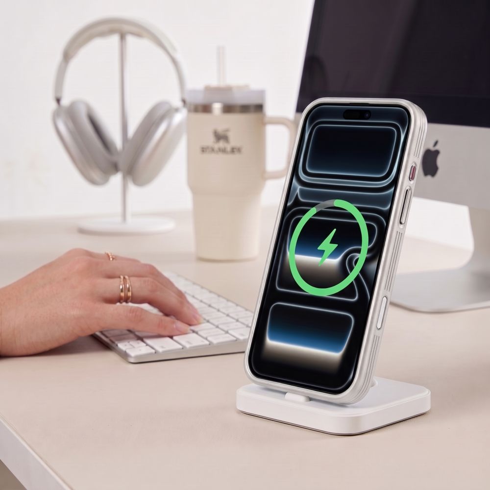 Dėklas Tech-Protect MagPrime MagSafe CC iPhone 17 Pro Max / 18 Pro Max, matinis pilkas -- iPhone 17 Pro Max, iPhone 18...