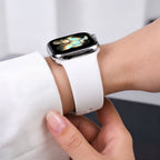 Dirželis Tech-Protect Silicone Apple Watch 8 / 9 / 10 / 11 / 12 / SE (40 / 41 / 42 mm), baltas -- Apple Watch 8 (41 mm),...