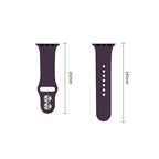Dirželis Tech-Protect Silicone Apple Watch 8 / 9 / 10 / 11 / 12 / SE / Ultra (44 / 45 / 46 / 49 mm), tamsiai bordo --...