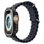 Dėklas Spigen Tough Armor Apple Watch Ultra 1 / 2 (49 mm), juodas -- Apple Watch Ultra (49 mm), Apple Watch Ultra 2 (49 mm)