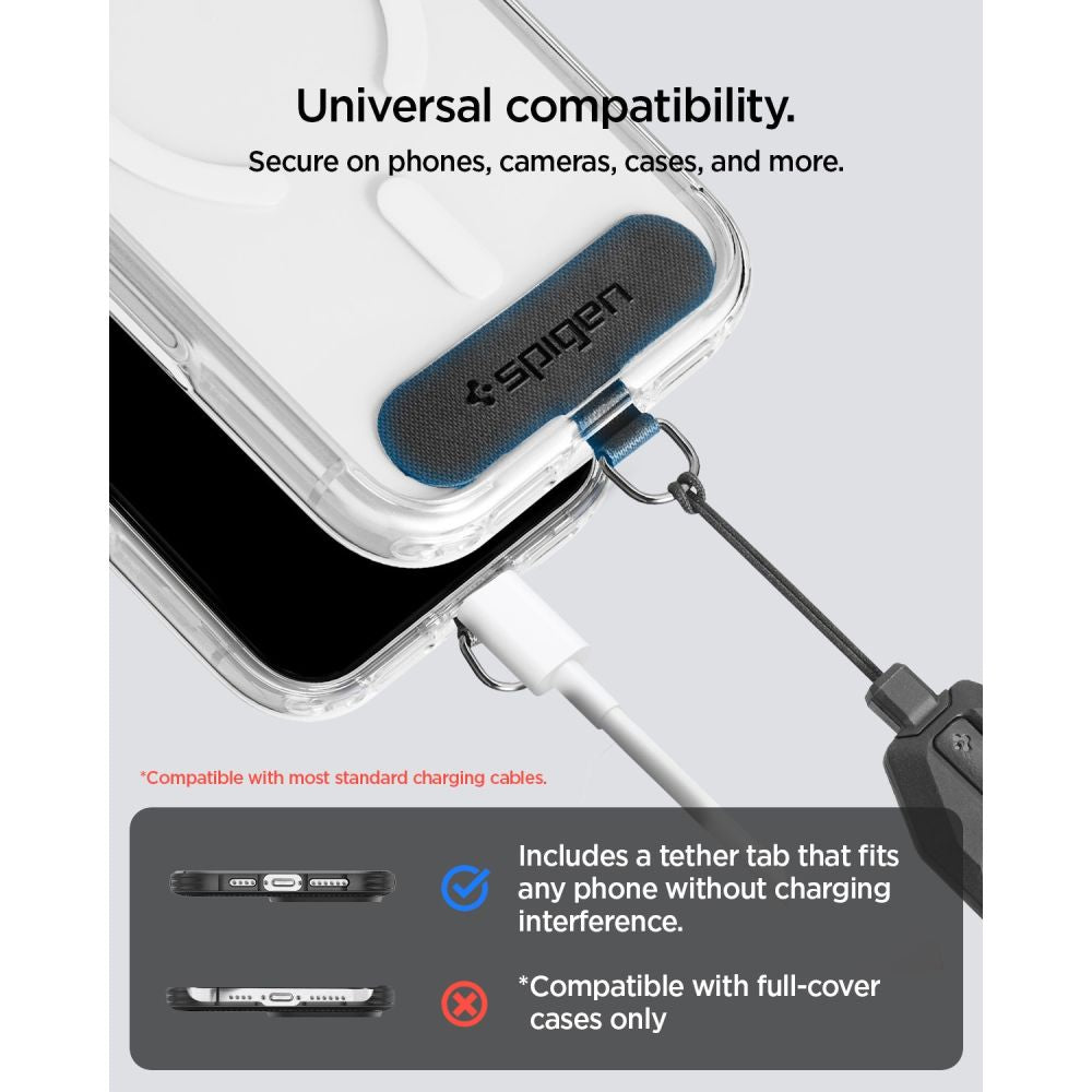 Apyrankė Spigen Universal Adjustable Lanyard Strap Wrist, juoda -- SPIGEN//Akcesoria