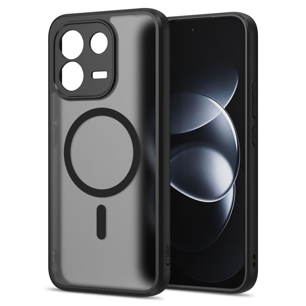 Dėklas Tech-Protect BasicMag MagSafe Xiaomi Redmi Note 17 Pro Max 5G, matinis juodas -- Redmi Note 17 Pro Max 5G