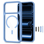 Dėklas Tech-Protect MagOne MagSafe CC + apsauginis stiklas (2 vnt.) iPhone 17 Pro Max / 18 Pro Max, šviesiai...