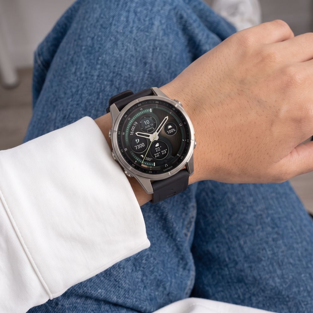 Dirželis Tech-Protect Silicone Garmin Fenix 5S / 5S Plus / 6S / 6S Pro / 7S / 8 / 9 / 9 Pro (43 mm), juodas -- Garmin...