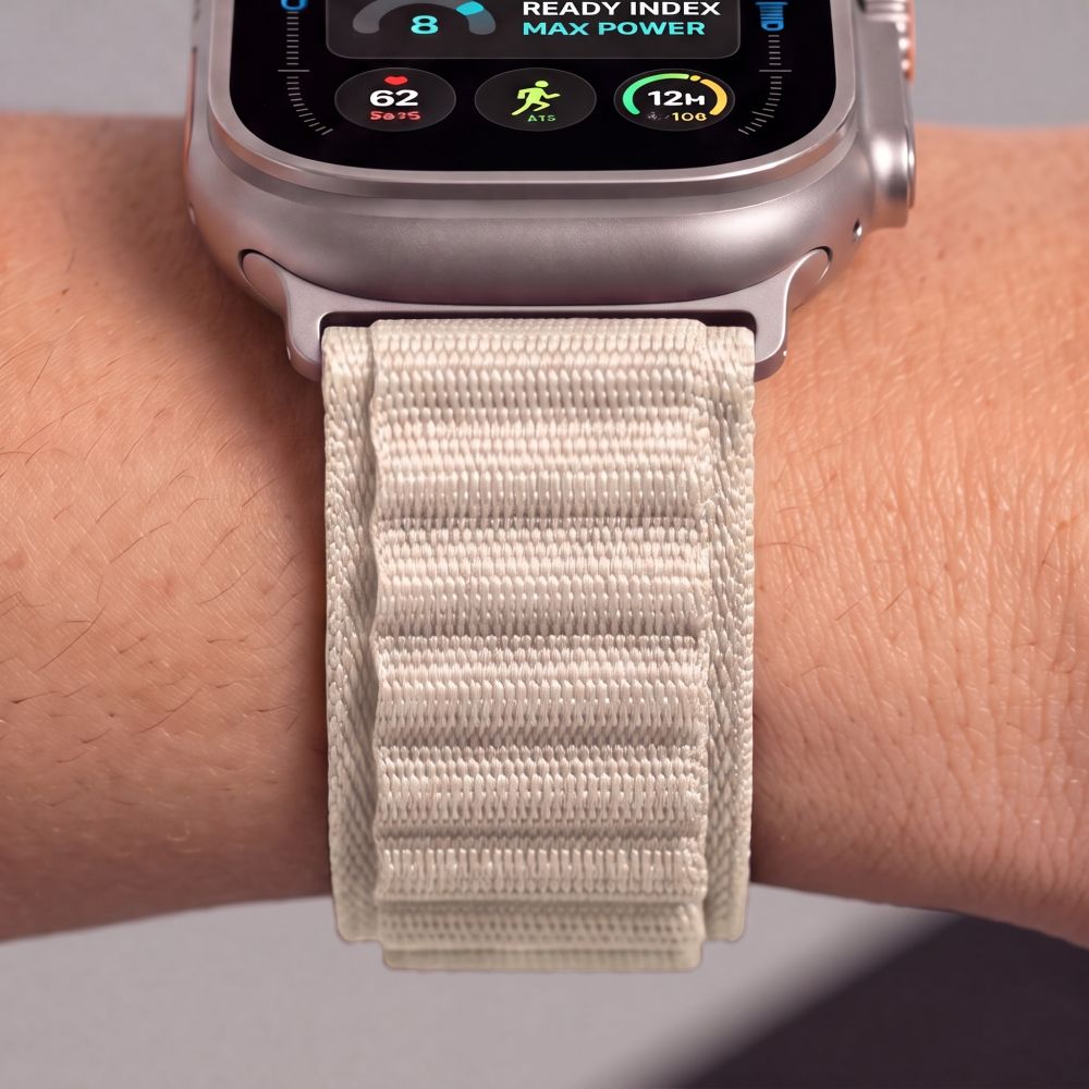 Dirželis Tech-Protect Nylon Pro Apple Watch 8 / 9 / 10 / 11 / 12 / SE / Ultra (44 / 45 / 46 / 49 mm), žvaigždžių šviesa...