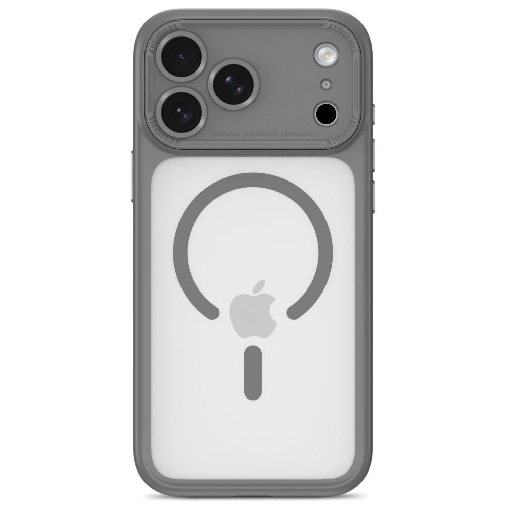Dėklas Tech-Protect MagPeak MagSafe CC iPhone 17 Pro Max / 18 Pro Max, matinis titanas -- iPhone 17 Pro Max, iPhone 18...