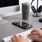 Dėklas Tech-Protect MagFlex MagSafe Galaxy S26 FE, blizgus juodas -- Galaxy S26 FE