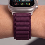 Dirželis Tech-Protect Nylon Pro Apple Watch 8 / 9 / 10 / 11 / 12 / SE / Ultra (44 / 45 / 46 / 49 mm), tamsiai bordo --...