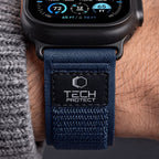 Dirželis Tech-Protect Nylon Elite Apple Watch 8 / 9 / 10 / 11 / 12 / SE / Ultra (44 / 45 / 46 / 49 mm), tamsiai...