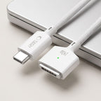 Kabelis Tech-Protect MMC01 Ultraboost USB-C - MagSafe 3, 140W, 300 cm, baltas -- MacBook