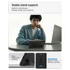 Dėklas Spigen Tough Armor Mag MagSafe Galaxy S25 FE / S26 FE, juodas -- Galaxy S25 FE, Galaxy S26 FE