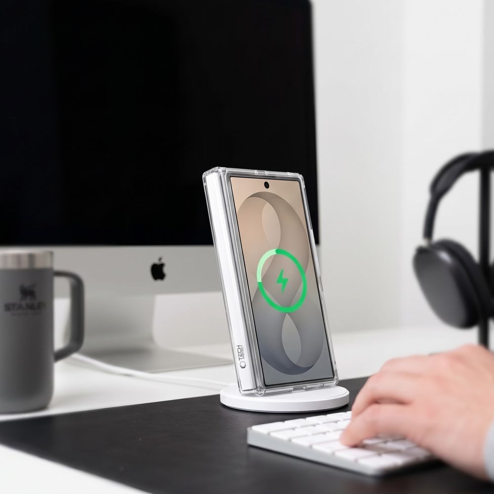 Dėklas Tech-Protect MagPeak MagSafe Samsung Galaxy Z Fold 8, skaidrus -- Galaxy Z Fold 8