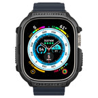 Dėklas Spigen Rugged Armor Apple Watch Ultra 1 / 2 (49 mm), matinis juodas -- Apple Watch Ultra (49 mm), Apple Watch...