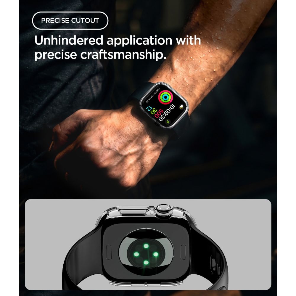 Dėklas Spigen Thin Fit Apple Watch 12 (46 mm), skaidrus -- Apple Watch 12 (46 mm)