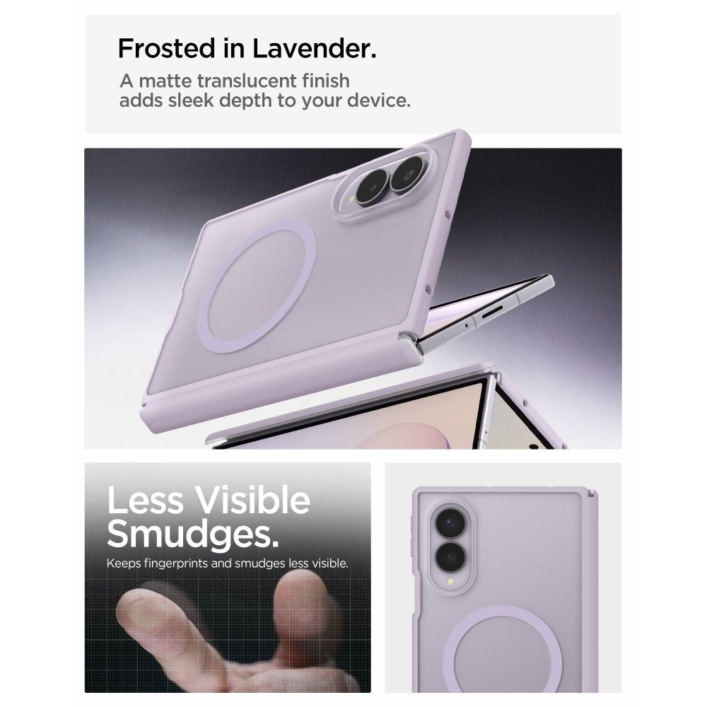 Dėklas Spigen AirSkin Zero MagSafe Galaxy Z Fold 8, levandų -- Galaxy Z Fold 8
