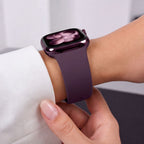 Dirželis Tech-Protect Silicone Apple Watch 8 / 9 / 10 / 11 / 12 / SE (40 / 41 / 42 mm), tamsiai bordo -- Apple Watch 8...