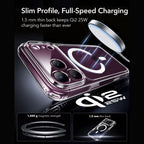 Dėklas ESR Classic Hybrid MagSafe iPhone 17 Pro Max / 18 Pro Max, skaidrus -- iPhone 17 Pro Max, iPhone 18 Pro Max