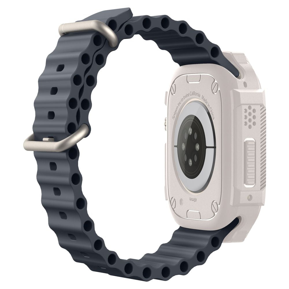Dėklas Spigen Rugged Armor Apple Watch Ultra 1 / 2 / 3 (49 mm), smėlio spalvos -- Apple Watch Ultra (49 mm), Apple Watch...