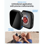 Dėklas Spigen Thin Fit 360 Apple Watch 10 / 11 (46 mm), juodas -- Apple Watch 10 (46 mm), Apple Watch 11 (46 mm)