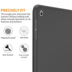 Dėklas Tech-Protect SmartCase iPad 9.7 5 / 6 (2017-2018), juodas -- iPad 5 (2017), iPad 6 (2018)
