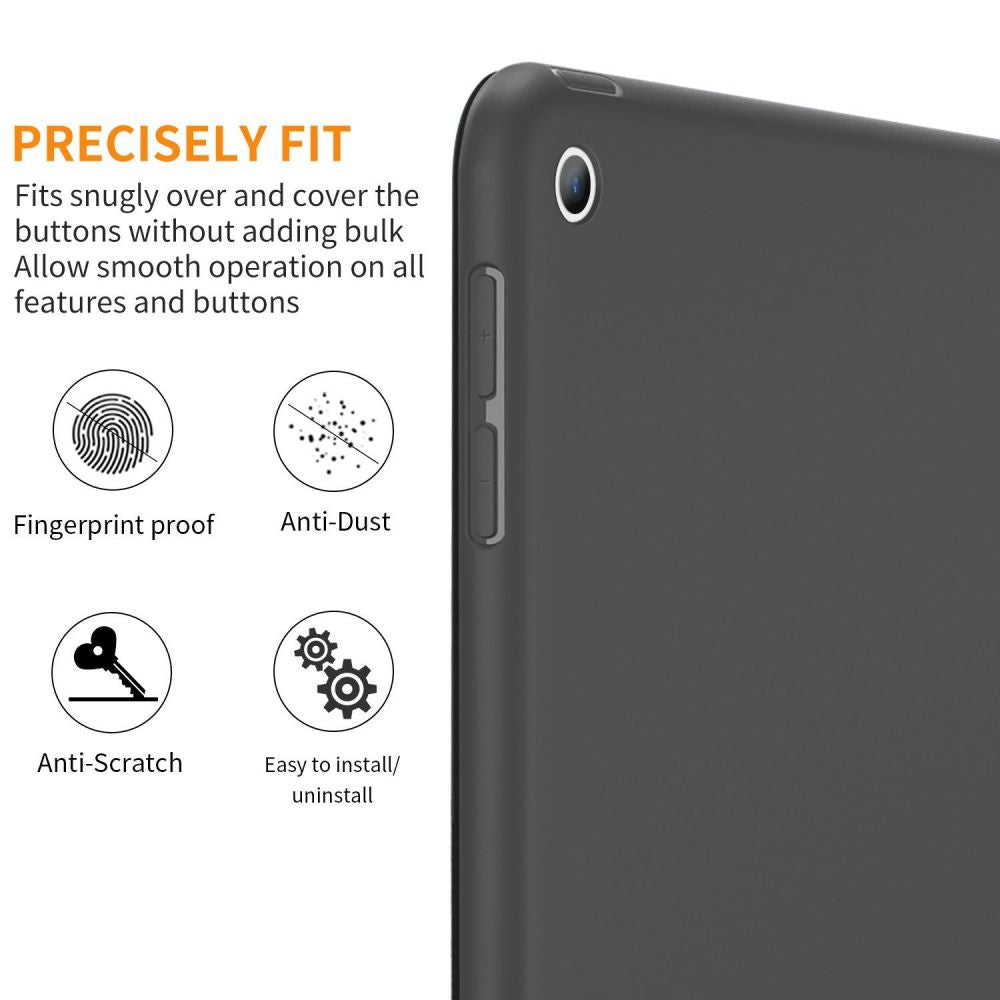 Dėklas Tech-Protect SmartCase iPad 9.7 5 / 6 (2017-2018), juodas -- iPad 5 (2017), iPad 6 (2018)