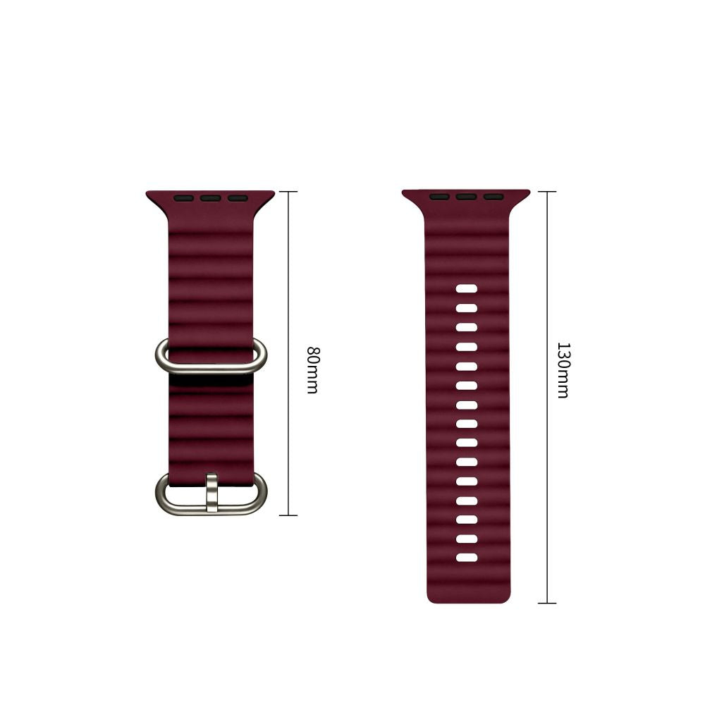 Dirželis Tech-Protect Iconband Pro Apple Watch 8 / 9 / 10 / 11 / 12 / SE / Ultra (44 / 45 / 46 / 49 mm), tamsiai bordo --...