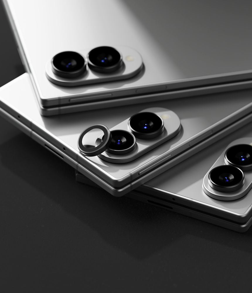 Kameros apsauginis stiklas Ringke Camera Frame Galaxy Z Fold 8, 2 vnt., juodas -- Galaxy Z Fold 8